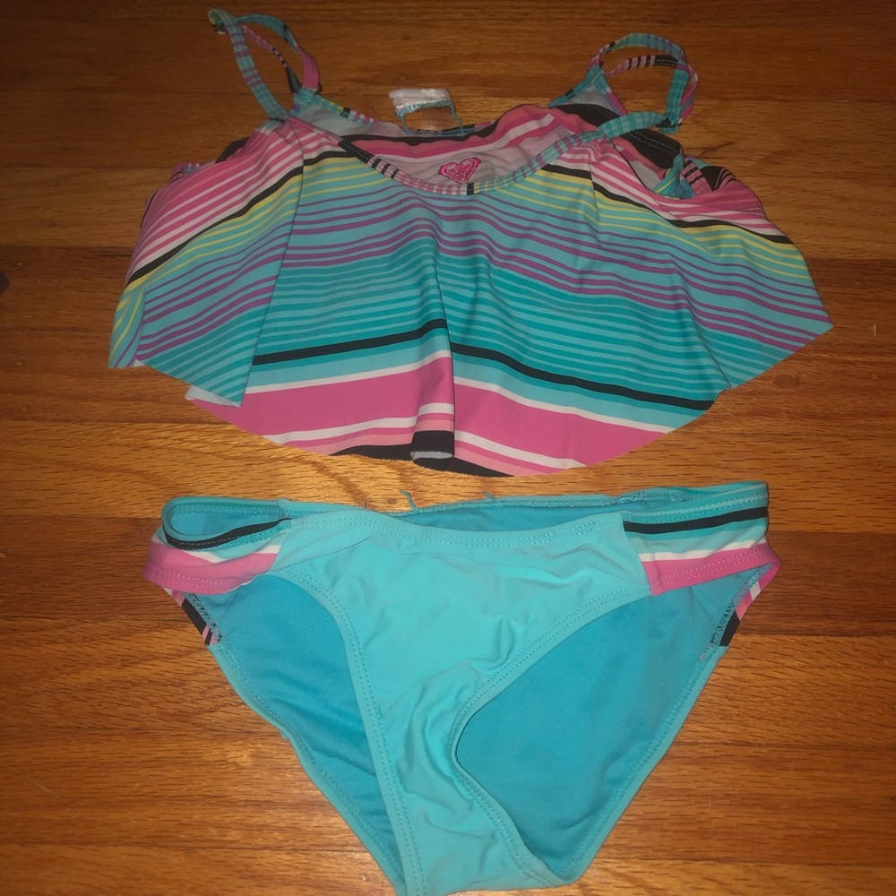 Roxy bathing suit set multi color